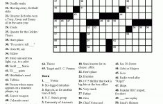 Free Printable Crossword Puzzles Easy For Adults | My Board - Free Easy Printable Crossword Puzzles For Adults