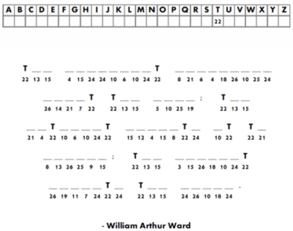 Free Printable Cryptograms | Free Printable - Free Printable Cryptograms Pdf