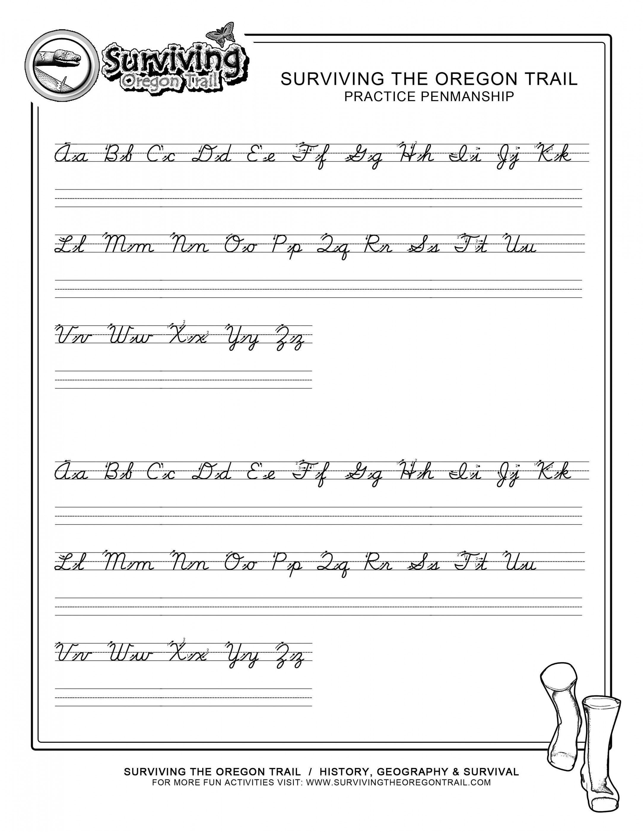 Free Printable Cursive Handwriting Worksheets | Lostranquillos - Free Printable Cursive Practice