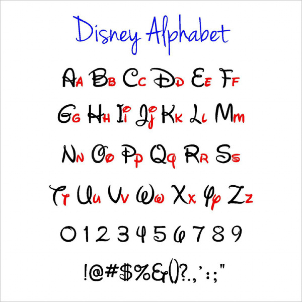 Free Printable Disney Alphabet Letters | Free Printable - Free Printable Disney Alphabet Letters