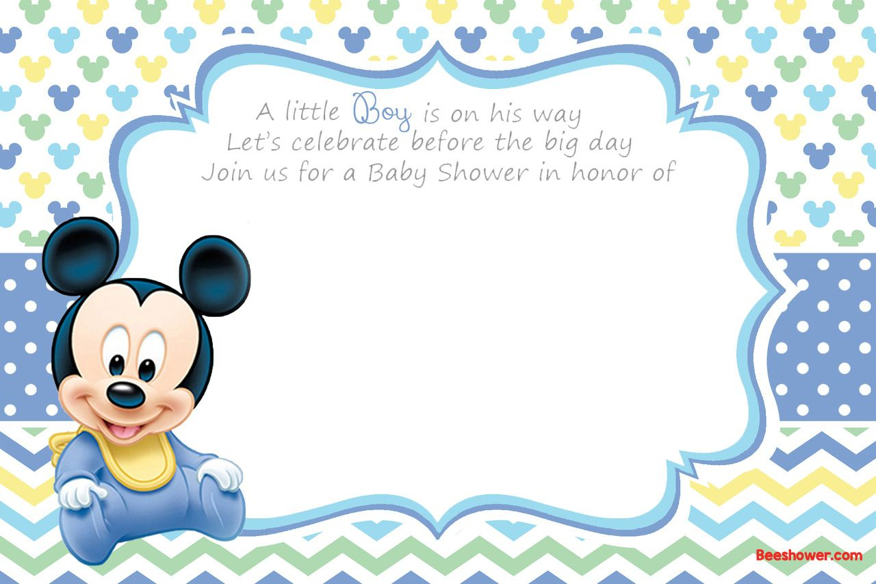 Free Printable Disney Baby Shower Invitations | Free Printable - Free Printable Baby Sprinkle Invitations
