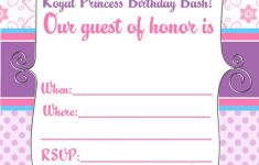 Free Printable Disney Princess Ticket Invitation | Printable - Disney Princess Birthday Invitations Free Printable