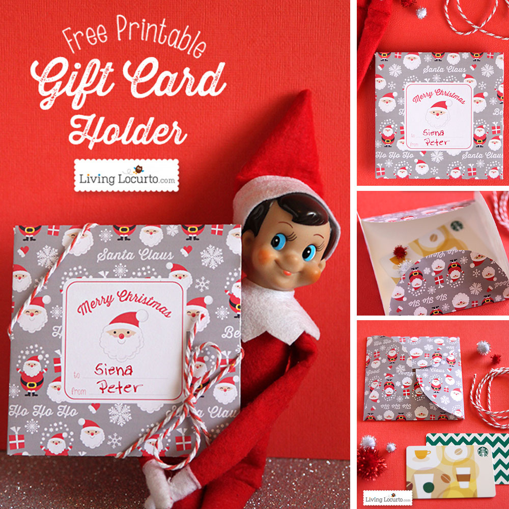 Free Printable Diy Christmas Gift Card Holder - Free Printable Christmas Gift Cards