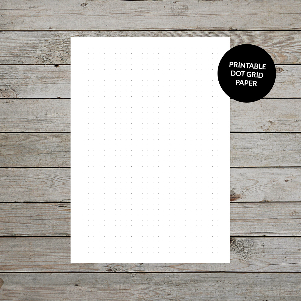 Free Printable Dot Grid Paper For Bullet Journaling - Free Printable Squared Paper