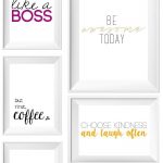 Free Printable Download: 10 Home Office Prints | Freebies | Office   Free Printable Funny Office Signs