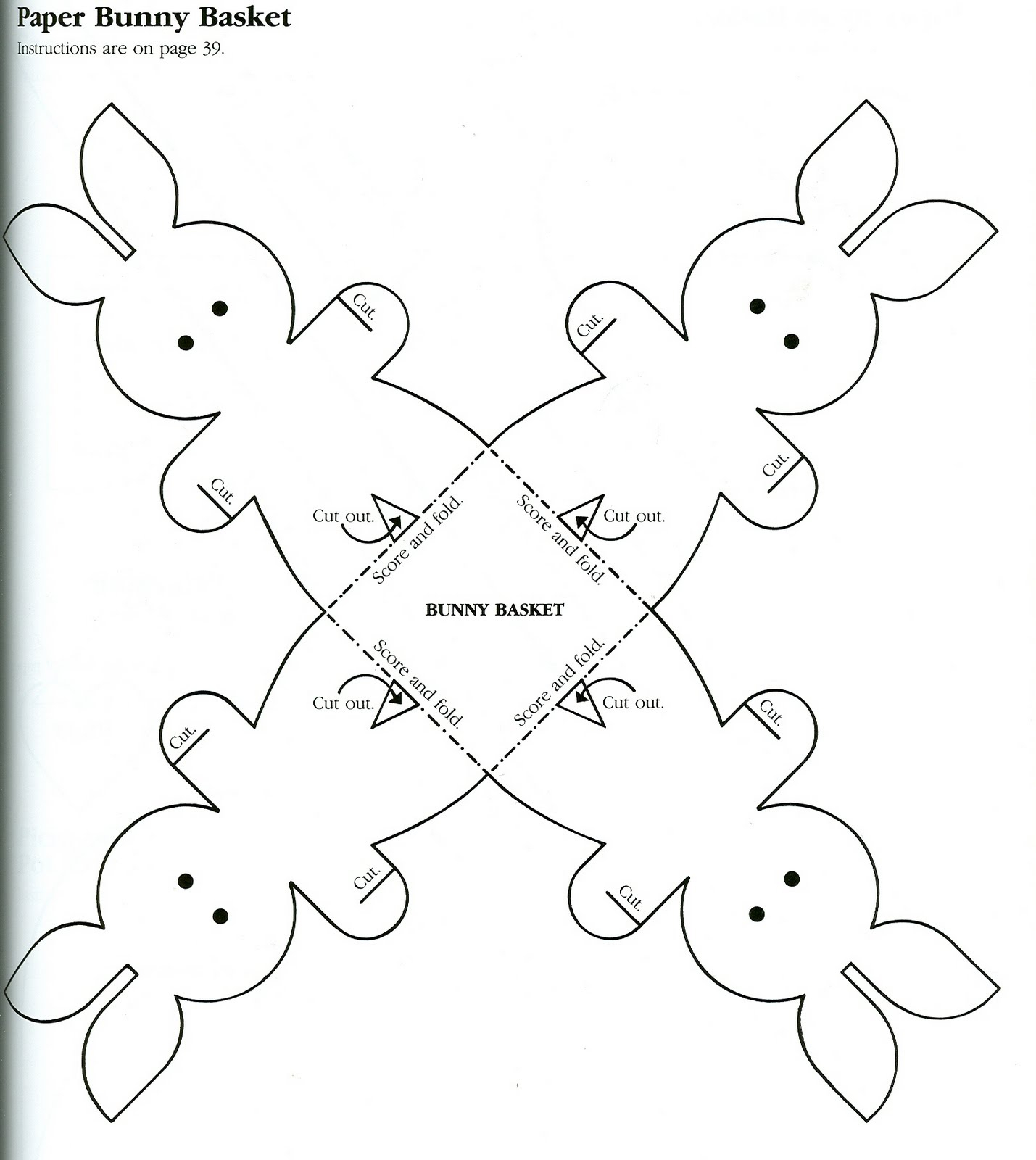 Free Printable Easter Basket Templates – Hd Easter Images - Free Printable Easter Egg Basket Templates