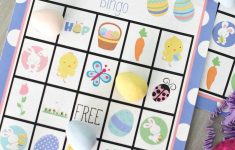 Free Printable Easter Bingo Game – Fun-Squared - Free Printable Religious Easter Bingo Cards