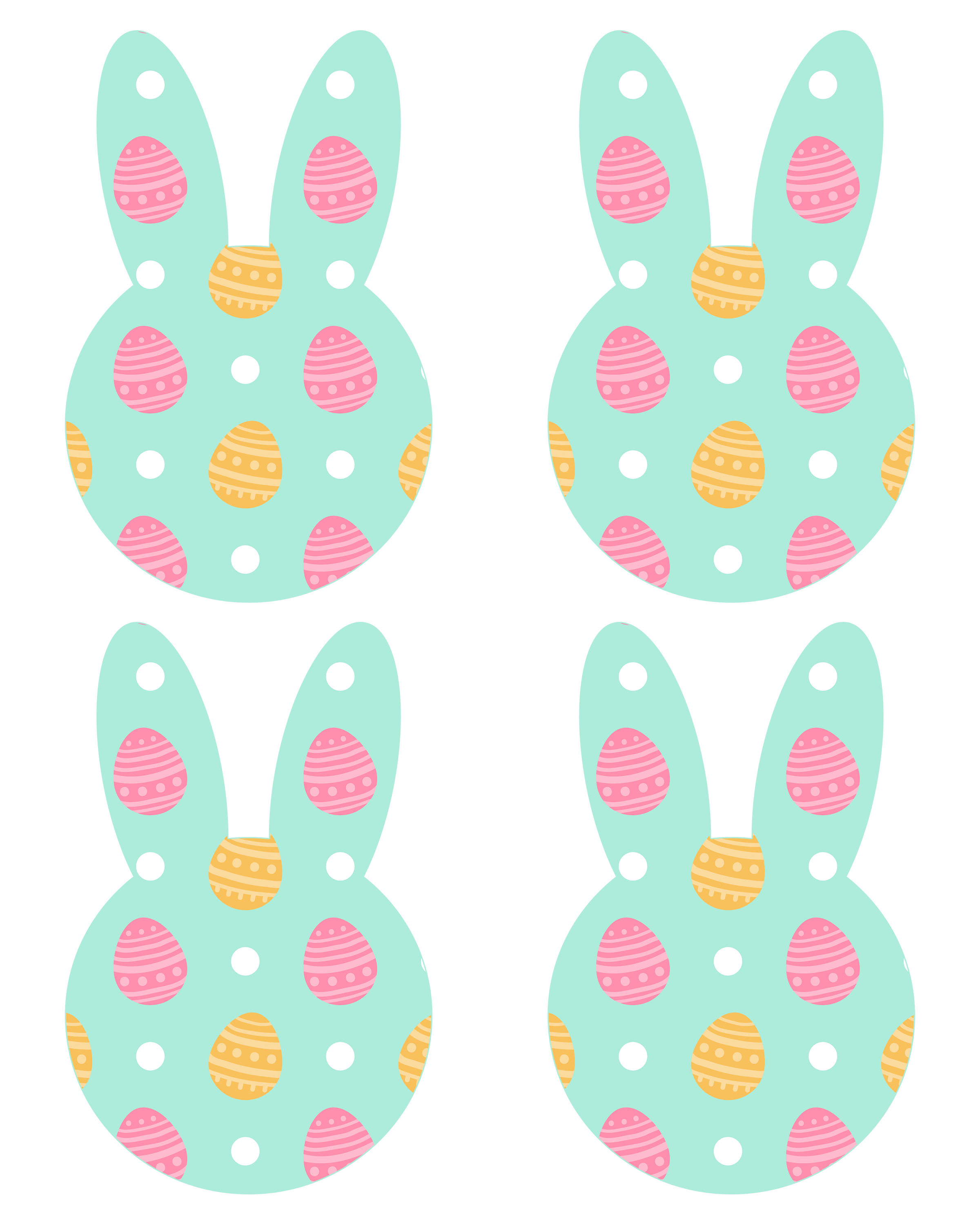 Free Printable Easter Bunny Banner - The Cottage Market - Free Printable Easter Bunting