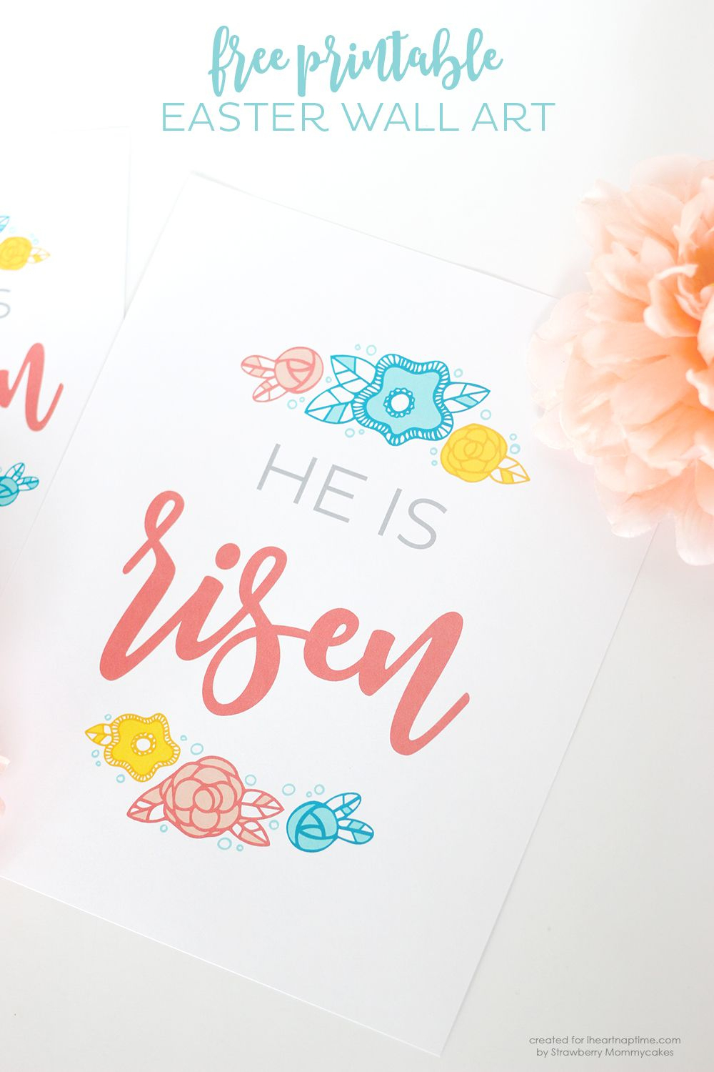 Free Printable Easter Wall Art | Pins I Love | Easter, Easter - Free Printable Easter Decorations