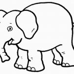 Free Printable Elephant Coloring Pages For Kids For Elephant   Free Printable Elephant Pictures