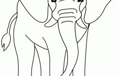 Free Printable Elephant Coloring Pages For Kids - Free Printable Elephant Pictures