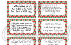 Free Printable - Elf On The Shelf Naughty Cards - Honeysuckle Footprints - Free Printable Elf On The Shelf Notes