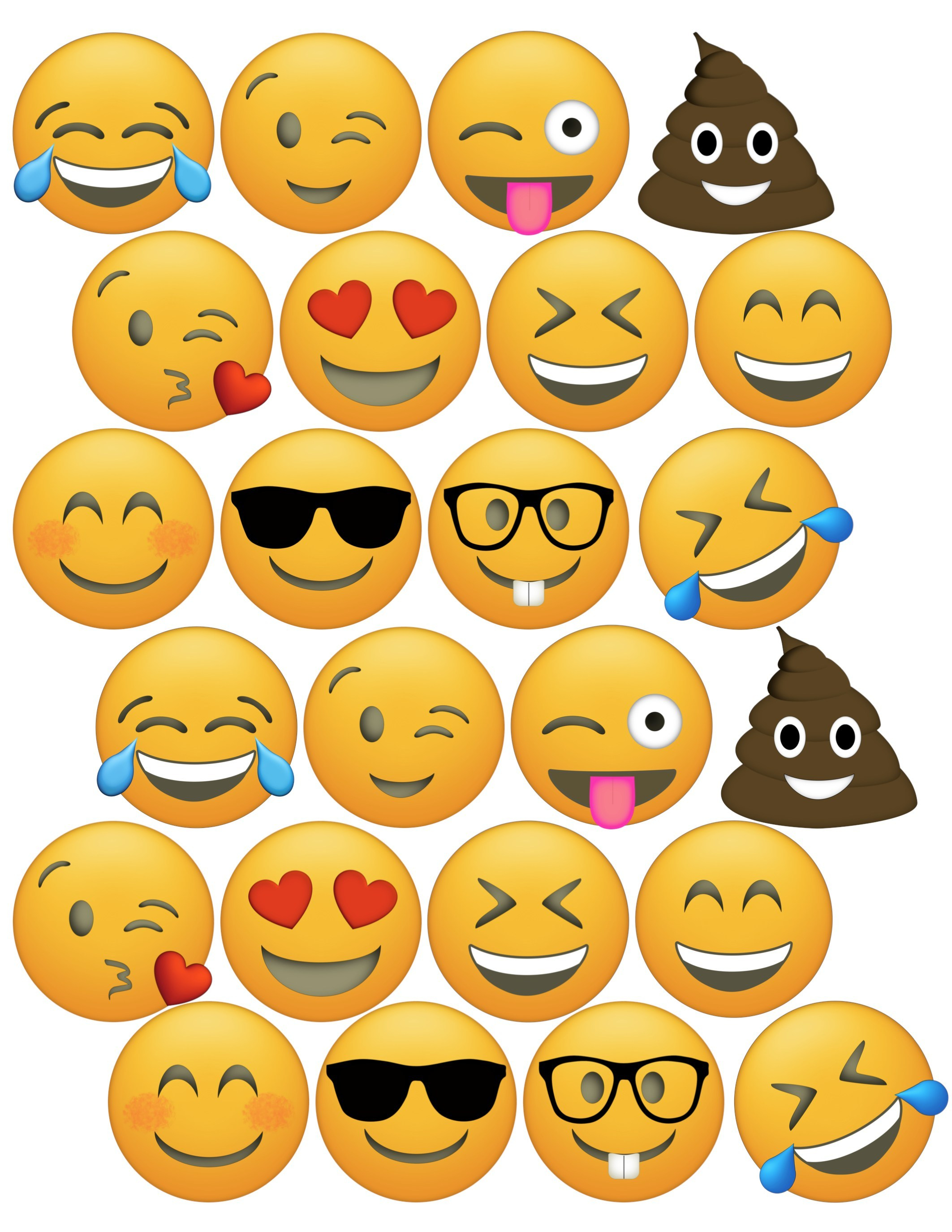 Free Printable Emoji Faces – Orek - Free Printable Emoji Faces