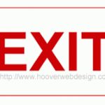 Free Printable Exit Temporary Sign Within Free Printable Exit Signs   Free Printable Exit Signs
