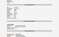 Free Printable Fill In The Blank Resume Templates Fill In The Blank - Free Printable College Degrees