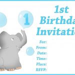 Free Printable First Birthday Invitations For Boy For Donny   Customized Birthday Cards Free Printable