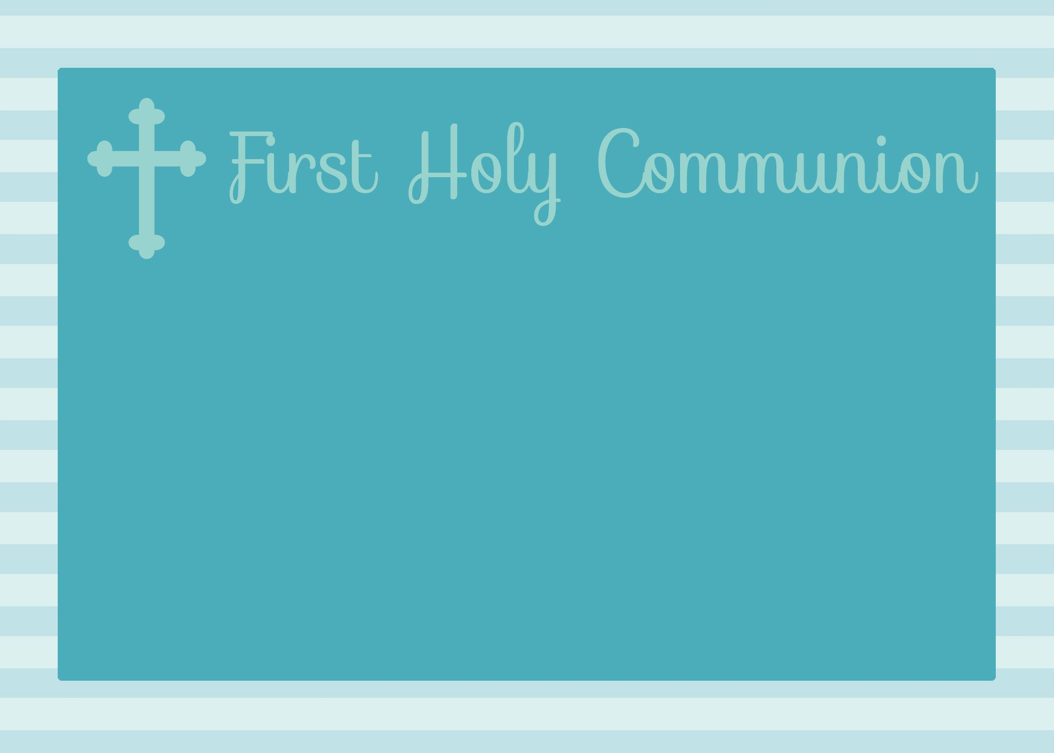 Free Printable First Communion, Baptism, And Confirmation - Free Printable 1St Communion Invitations