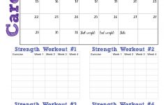 Free Printable Fitness Trackers: 3 Different Monthly Designs - Free Printable Fitness Tracker