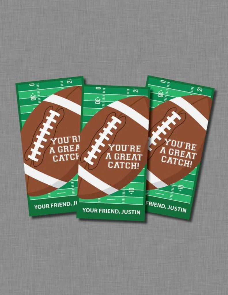 Free Printable Football Valentines Day Cards - About Valentine - Free Printable Football Valentines Day Cards