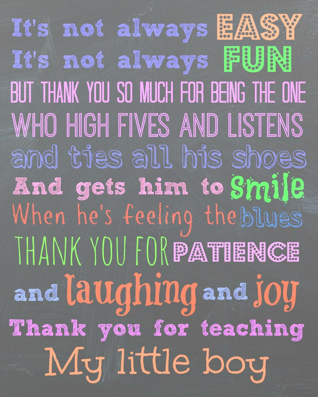Free Printable For A Teacher. &amp;quot;to My Son&amp;#039;s Teachers, Thank You&amp;quot;. I - Free Printable Teacher Appreciation Greeting Cards
