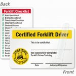 Free Printable Forklift Certification Cards | Free Printable   Free Printable Forklift Certification Cards