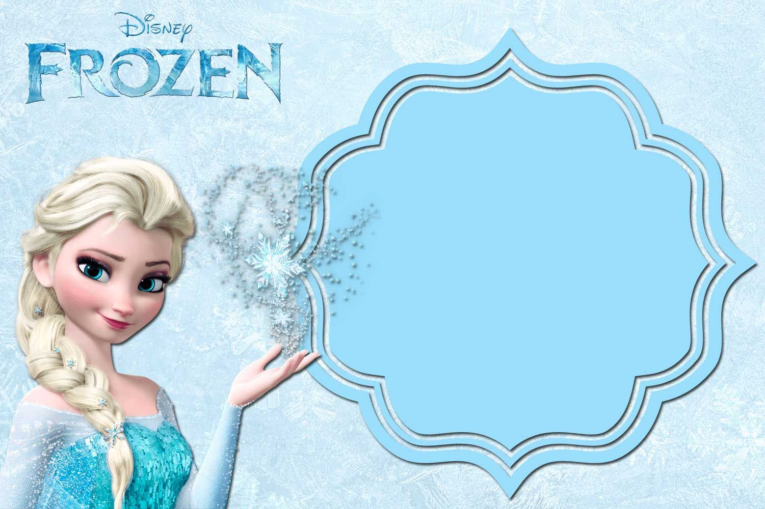Free Printable Frozen Anna And Elsa Invitation - Free Printable Frozen Birthday Invitations