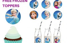 Free Printable Frozen Cupcake Circle Toppers – Magical Printable – Frozen Cupcake Toppers Free Printable