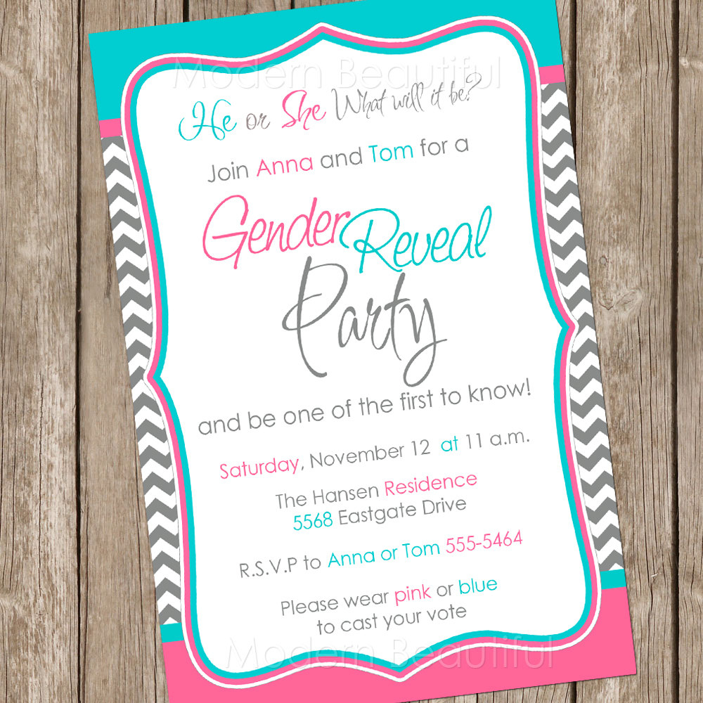 Free Printable Gender Reveal Party Invitations Free Printable Gender - Free Printable Gender Reveal Templates