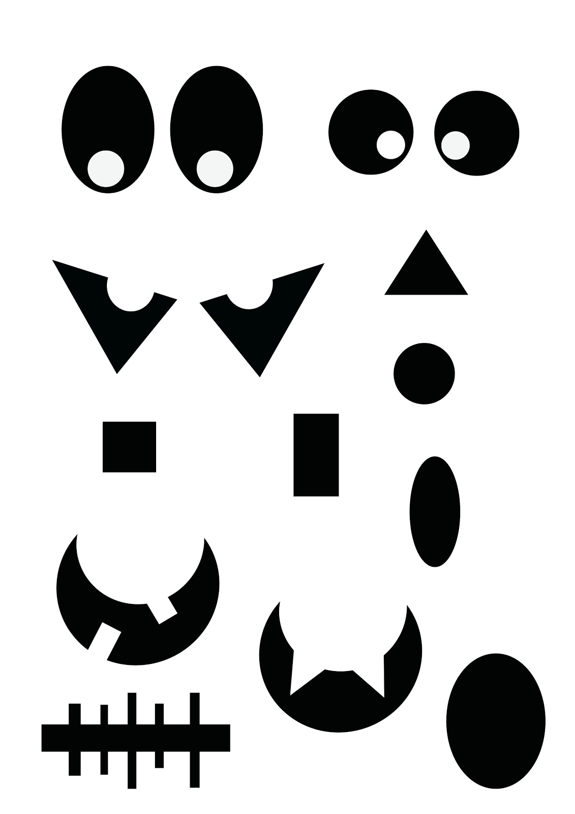 Free Printable Ghost Faces, Download Free Clip Art, Free Clip Art On - Free Printable Pumpkin Faces