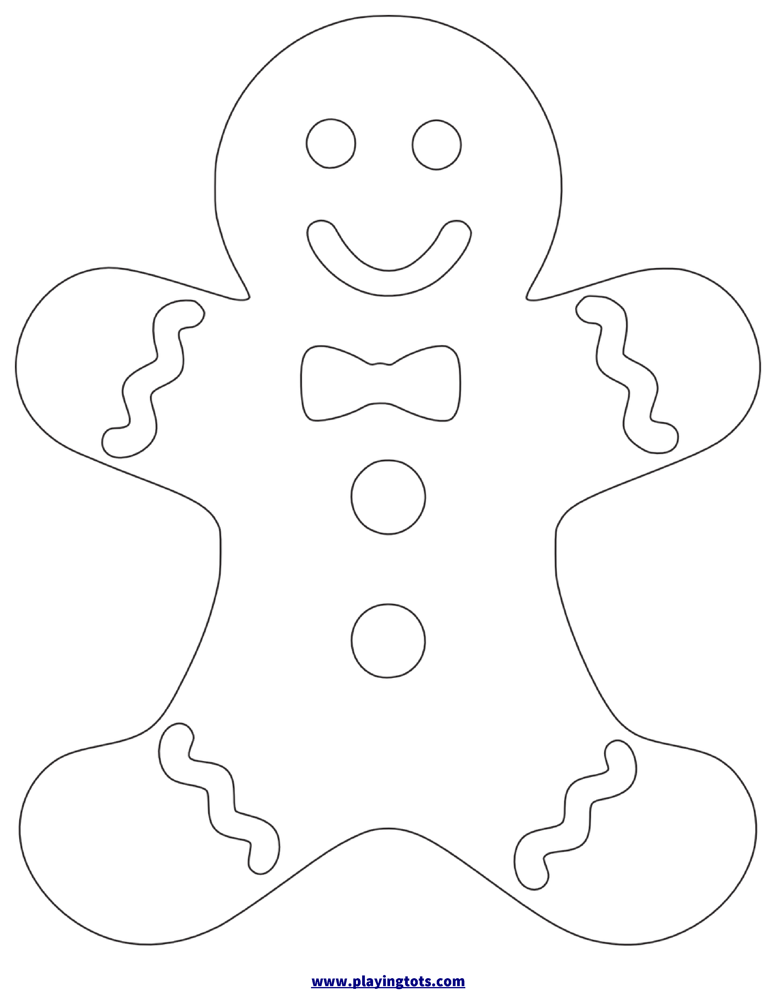 Free Printable Gingerbread Man Worksheet | Christmas Crafts - Gingerbread Template Free Printable