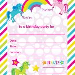 Free Printable Golden Unicorn Birthday Invitation | Serenity's   Free Printable Unicorn Birthday Invitations