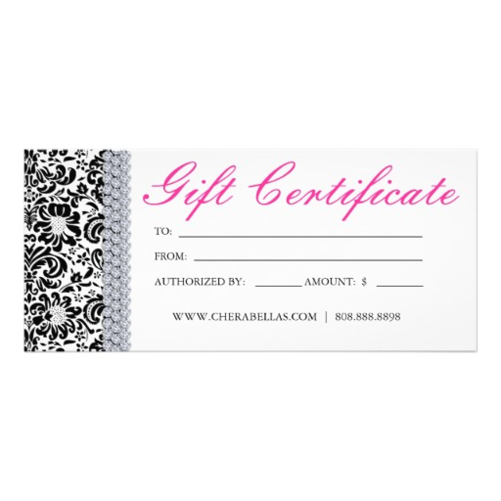 Free Printable Hair Salon Gift Certificate Template New Printable - Free Printable Gift Certificates For Hair Salon