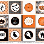 Free Printable Halloween Circle Tags | Halloween Arts   Free Printable Halloween Tags