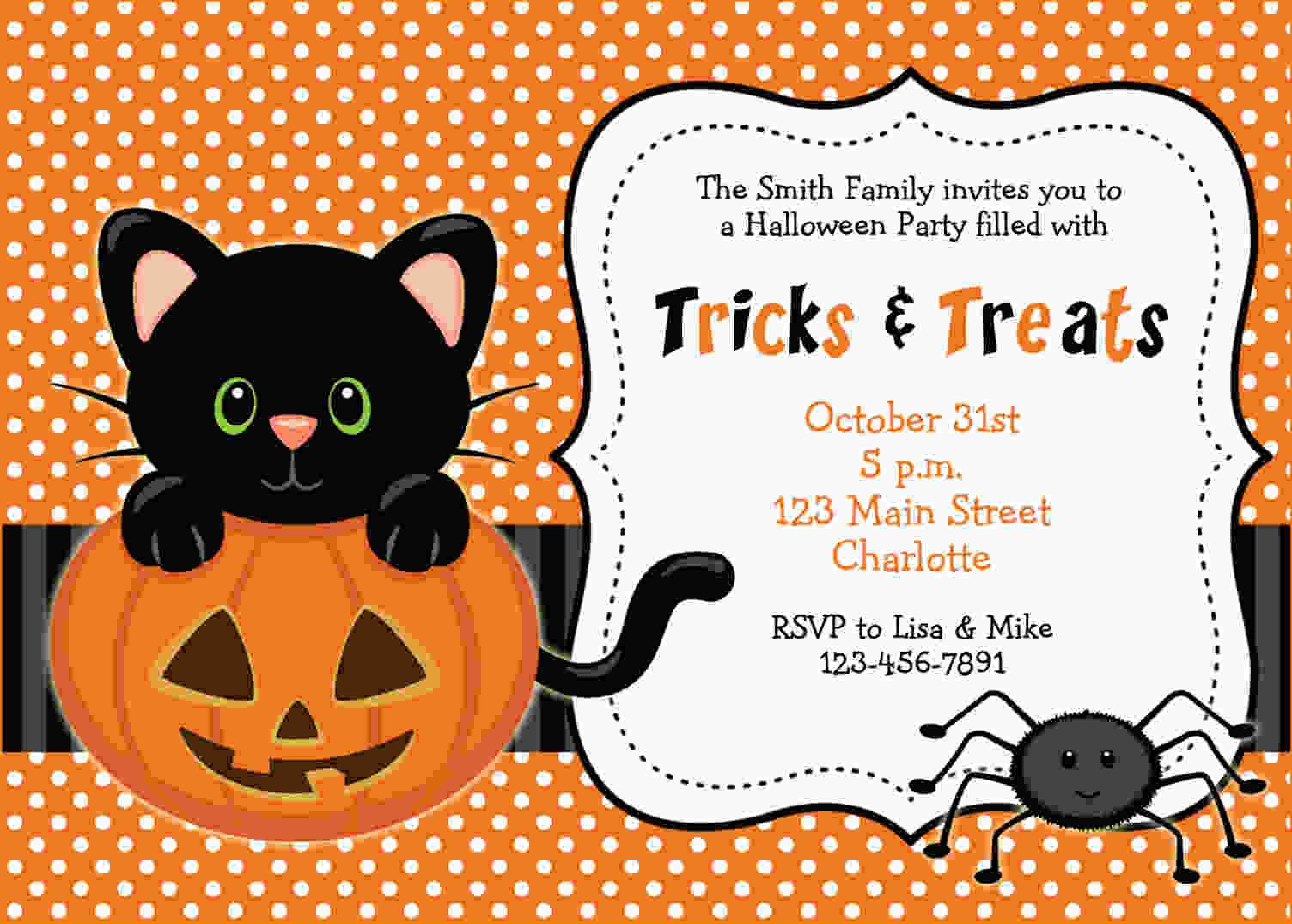 Free Printable Halloween Invitations | Free Printable Birthday - Free Printable Halloween Invitations