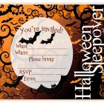 Free Printable Halloween Sleepover Invitations | Halloween Arts   Free Printable Halloween Invitations