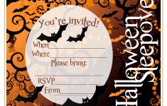 Free Printable Halloween Sleepover Invitations | Halloween Arts - Free Printable Halloween Invitations
