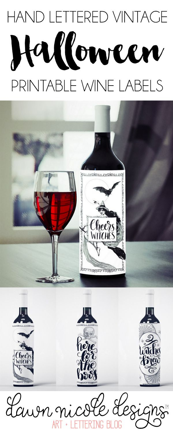 Free Printable Halloween Wine Bottle Labels | Ultimate Diy Board - Free Printable Wine Labels For Birthday