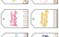Free Printable Happy Birthday Gift Tags - Sarah Titus - Free Printable Toe Tags
