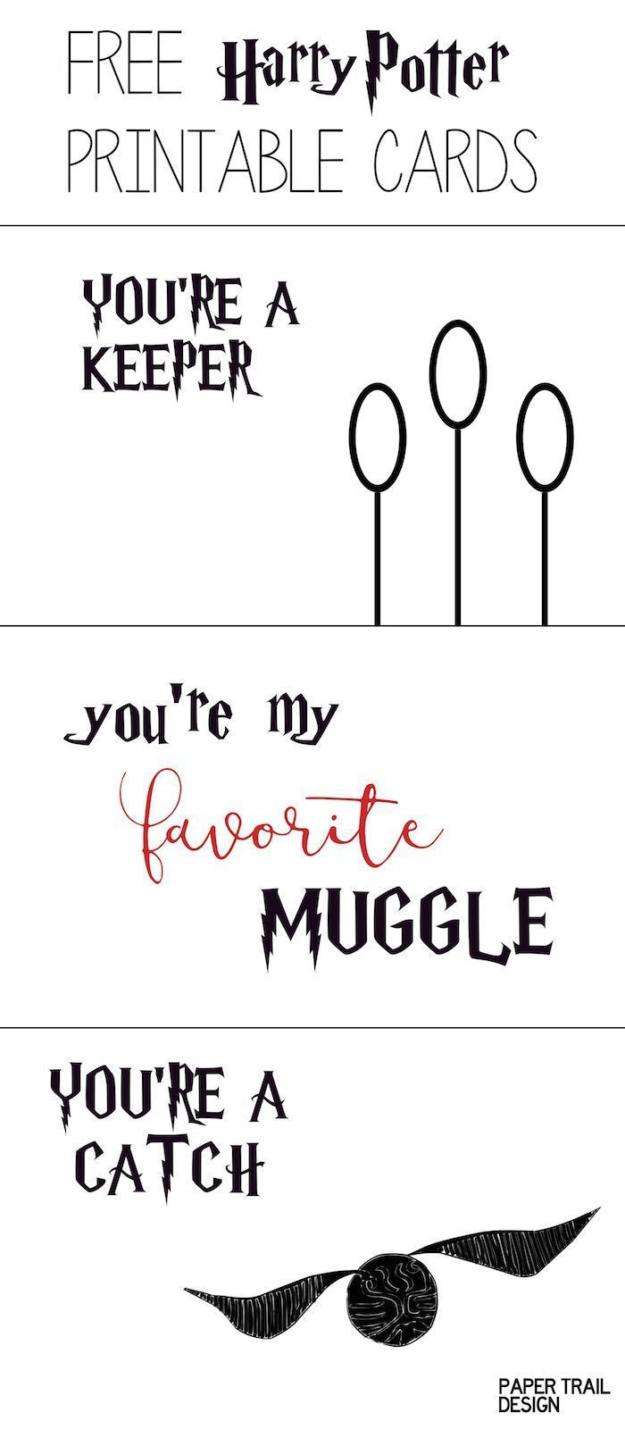 Free Printable: Harry Potter Cards | For Aiden | Pinterest | Harry - Free Printable Special Occasion Cards