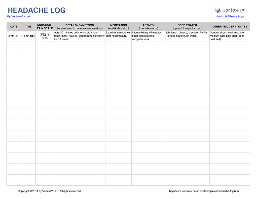 free-printable-headache-diary-free-printable