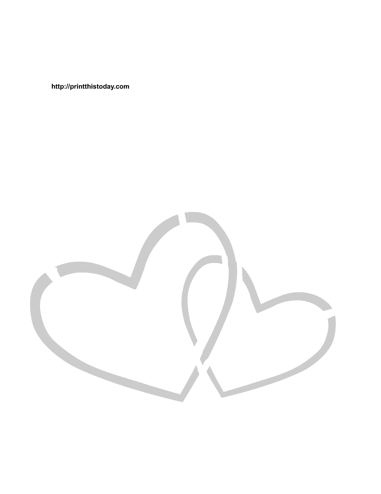 Free Printable Hearts Stencils - Free Printable Hearts