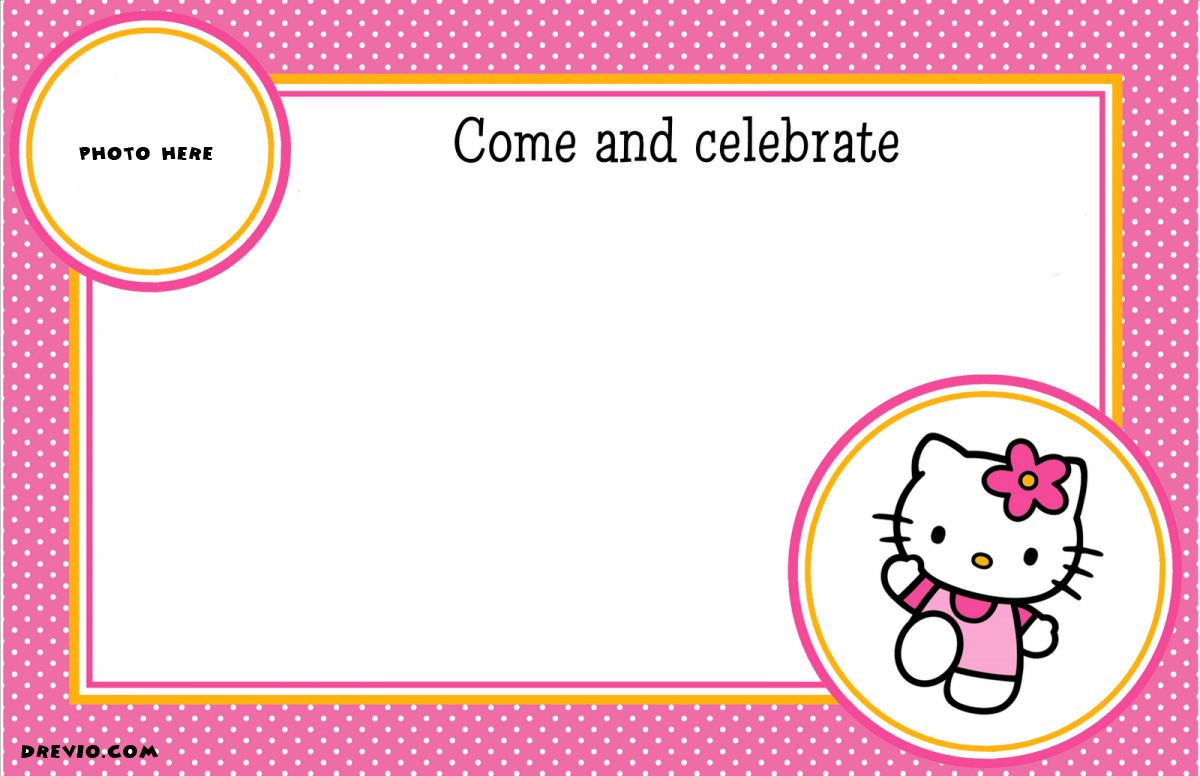 Free Printable Hello Kitty Birthday Party | Free Printable - Hello Kitty Free Printable Invitations For Birthday