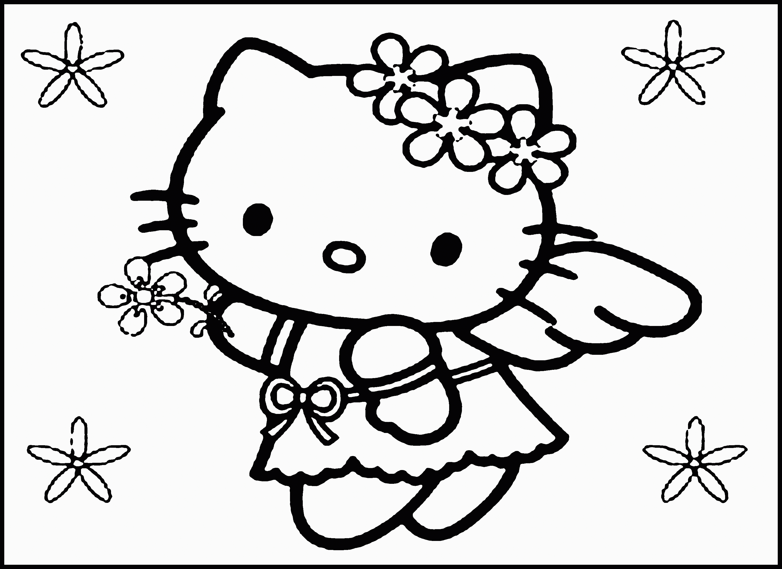 Free Printable Hello Kitty Coloring Pages For Kids For Hello Kitty - Free Printable Hello Kitty Pictures