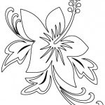 Free Printable Hibiscus Coloring Pages For Kids | Embroidery   Free Printable Hibiscus Coloring Pages