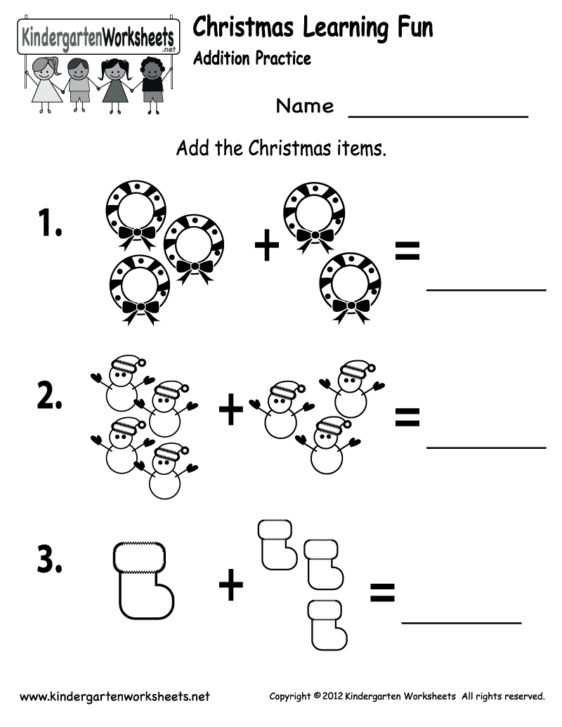 Free Printable Holiday Worksheets | Free Printable Kindergarten - Free Printable Christmas Activities