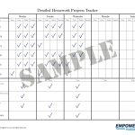 Free Printable Homework Chart From Empowering Parents   Free Printable Homework