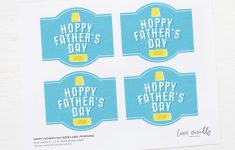 Free Printable! Hoppy Father's Day Beer Label - Free Printable Father's Day Labels