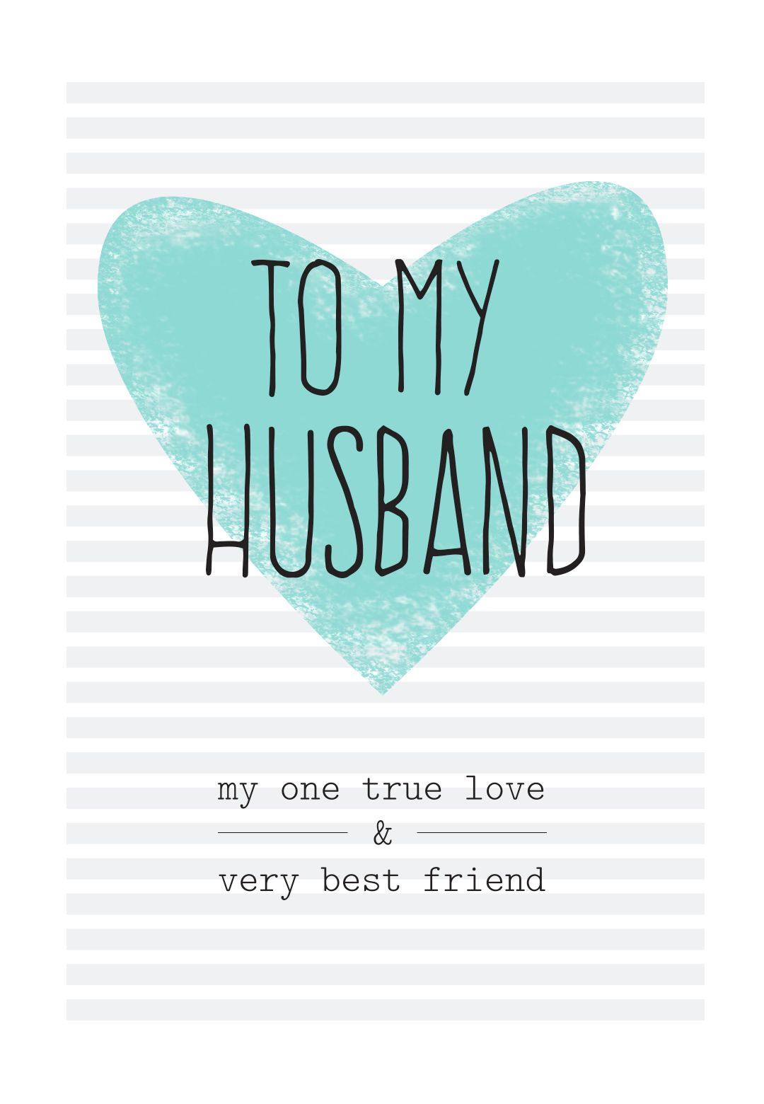 Free Printable Husband Greeting Card | Diy | Free Birthday Card - Free Printable Birthday Cards For Husband