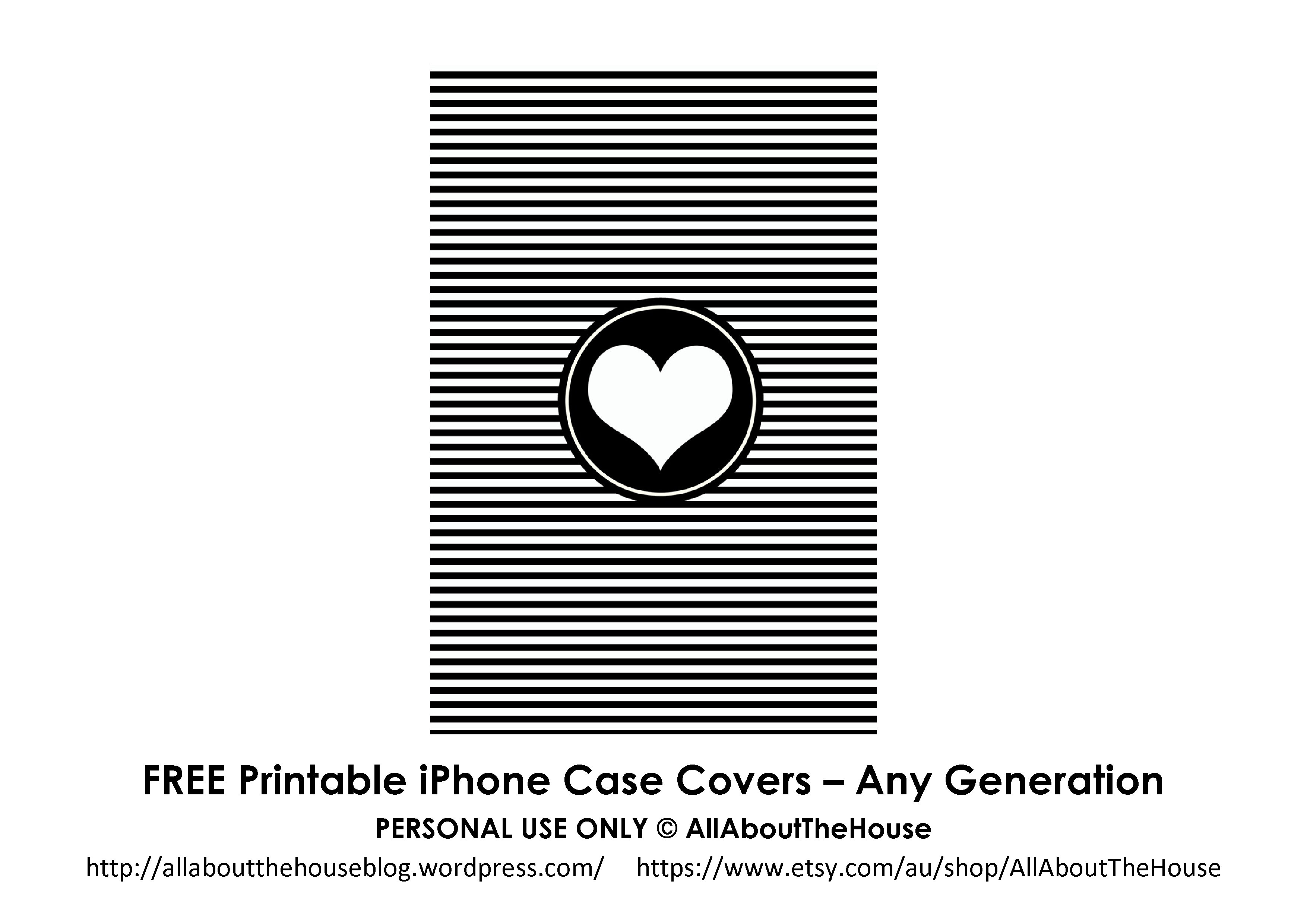 Free Printable Iphone Case Covers - All About Planners - Free Printable Iphone Skins