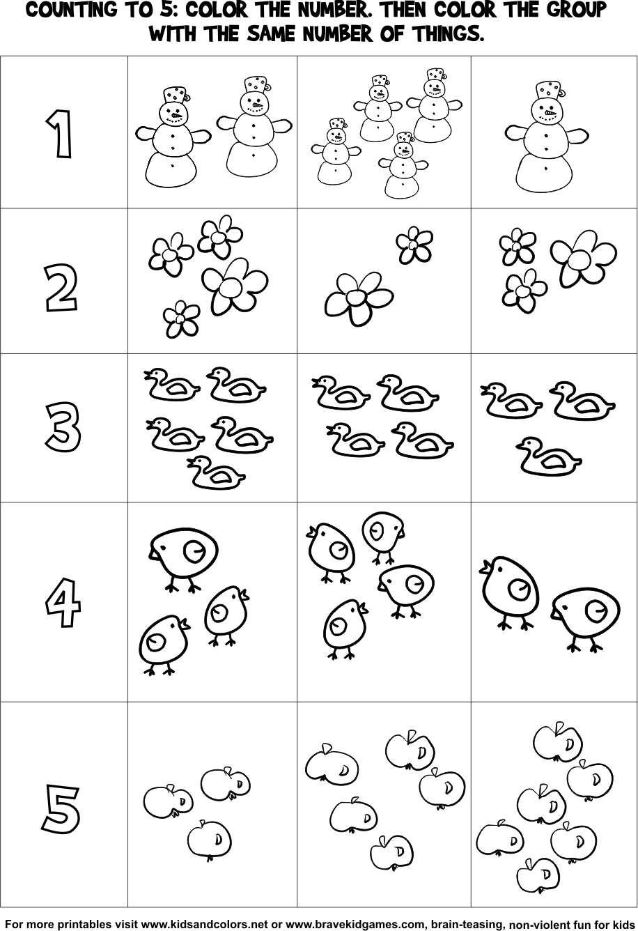 Free Printable Kindergarten Worksheets Worksheetfun Fun For Math - Free Printable Kid Activities Worksheets